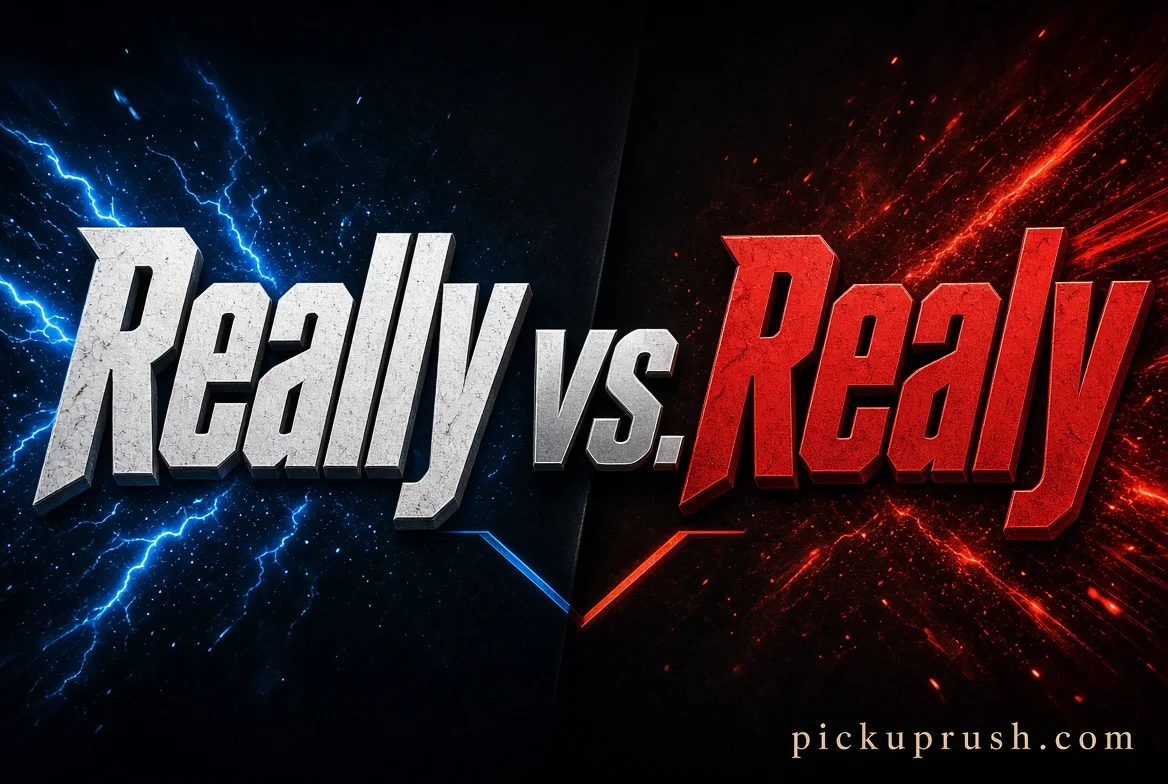 Really vs. Realy