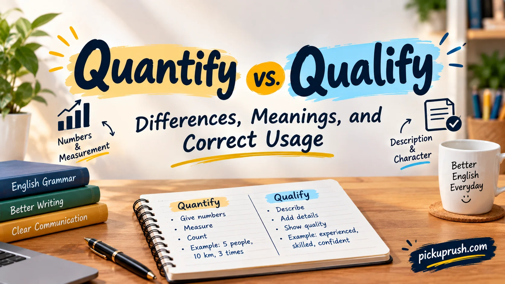 Quantify vs. Qualify