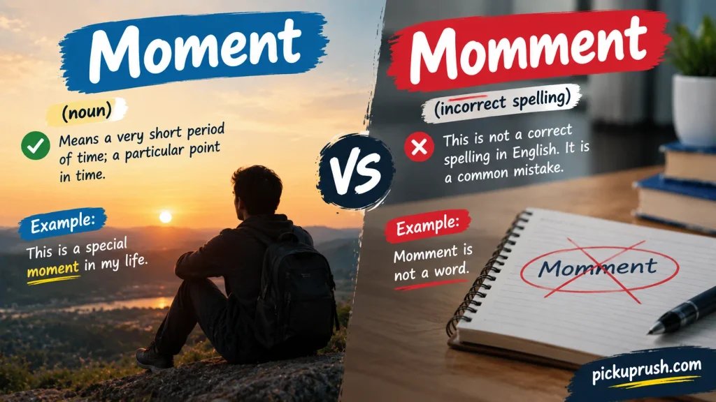 Moment vs. Momment