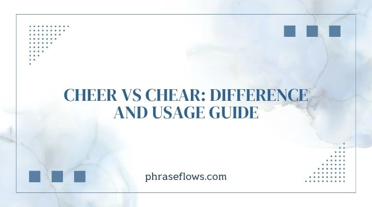 Cheer vs Chear
