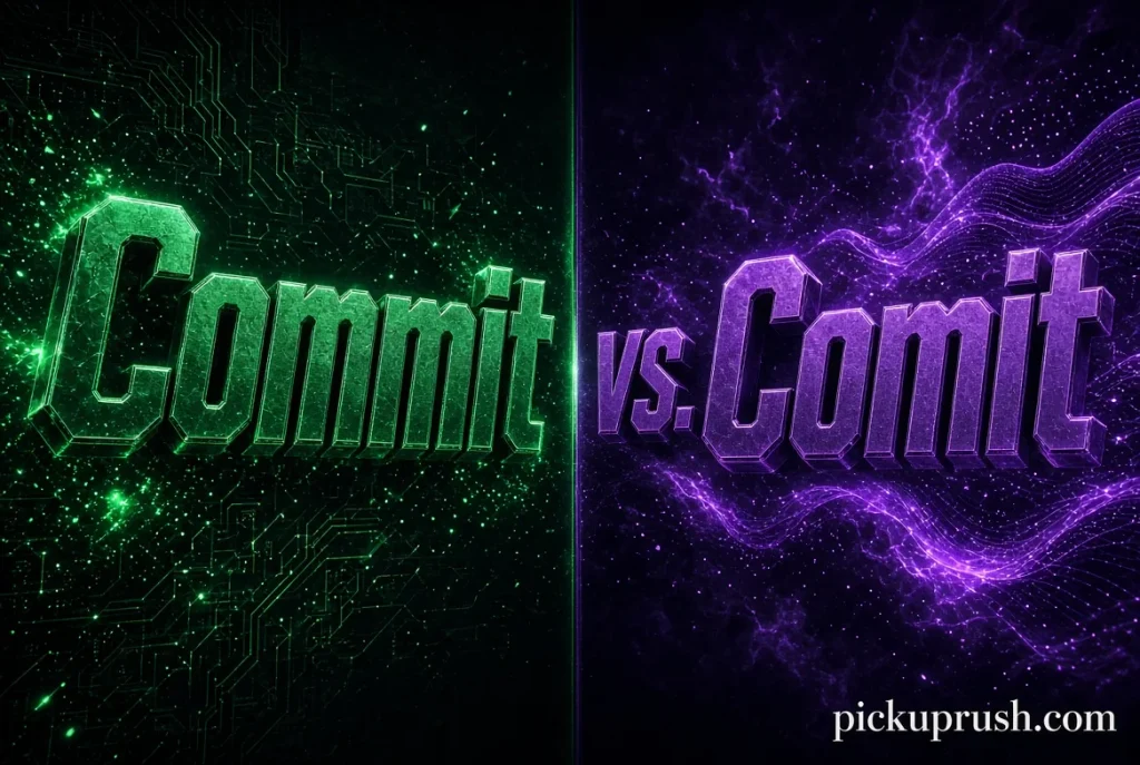Commit vs Comit