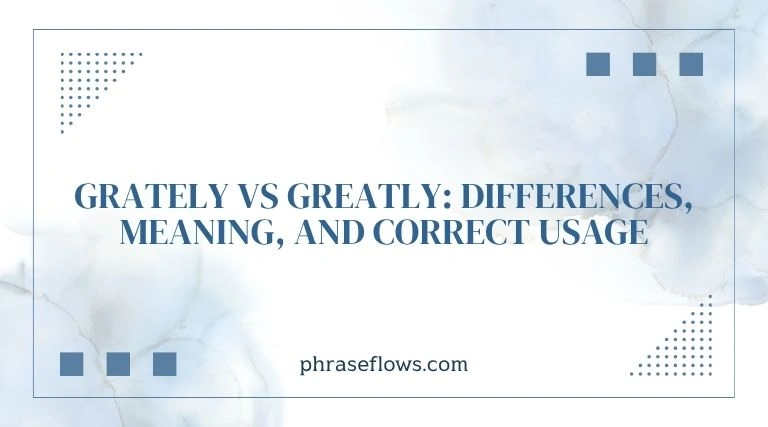 Grately vs Greatly