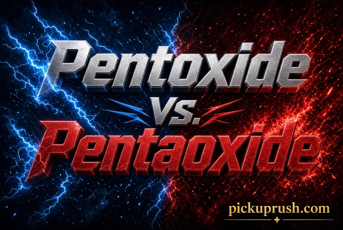 Pentoxide vs Pentaoxide