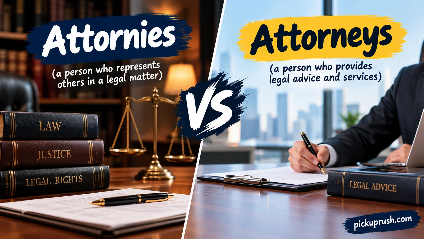 Attornies vs Attorneys