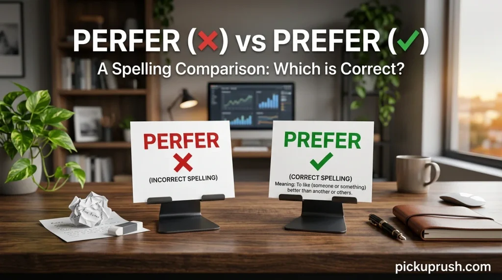Perfer vs Prefer