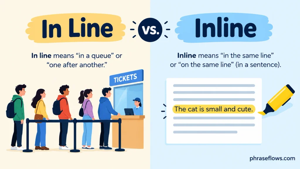 In Line vs. Inline