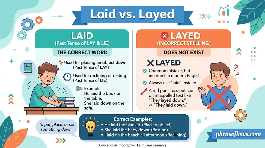 Laid vs. Layed