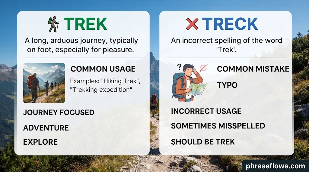 Trek vs Treck