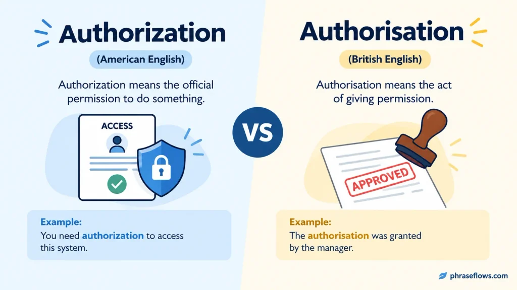Authorization vs. Authorisation