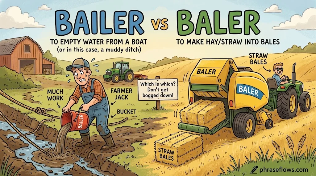 Bailer vs. Baler