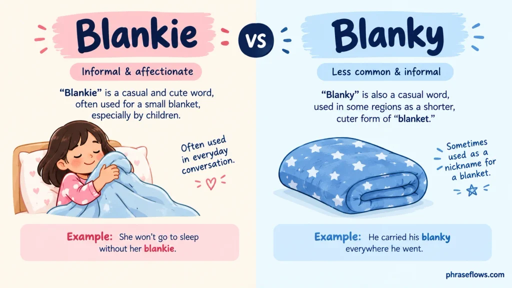Blankie vs Blanky