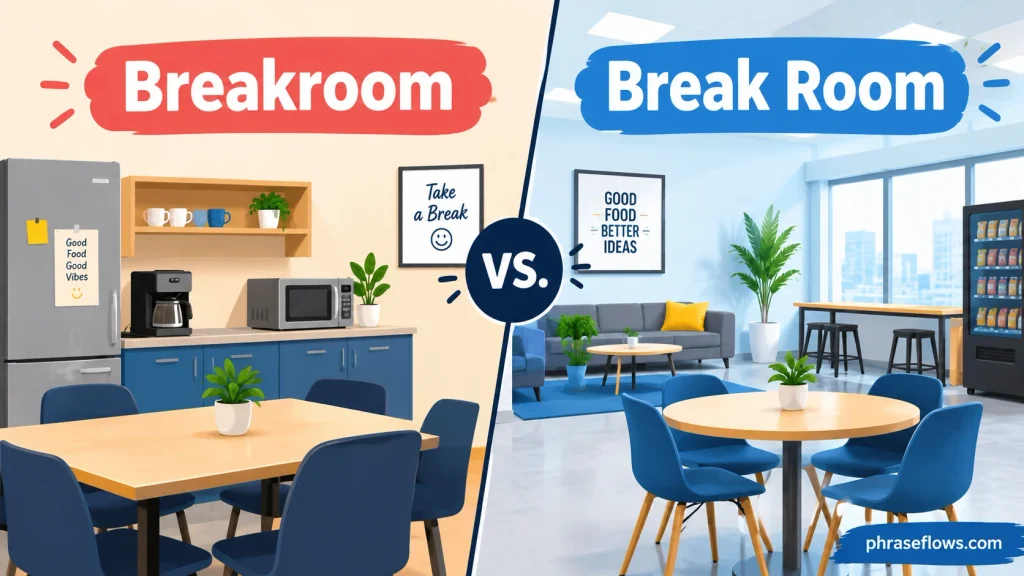 Breakroom vs. Break Room