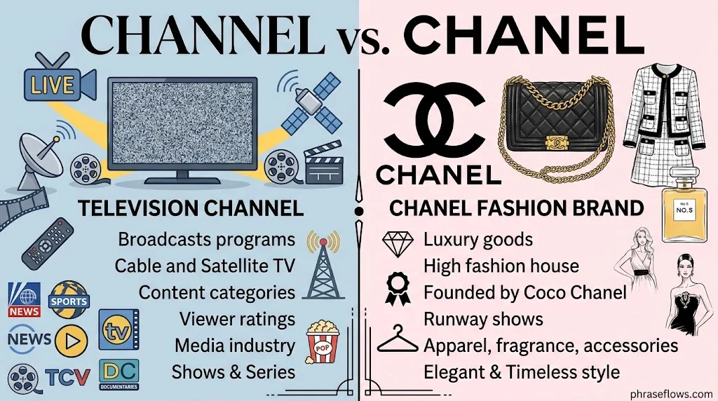 Channel vs. Chanel