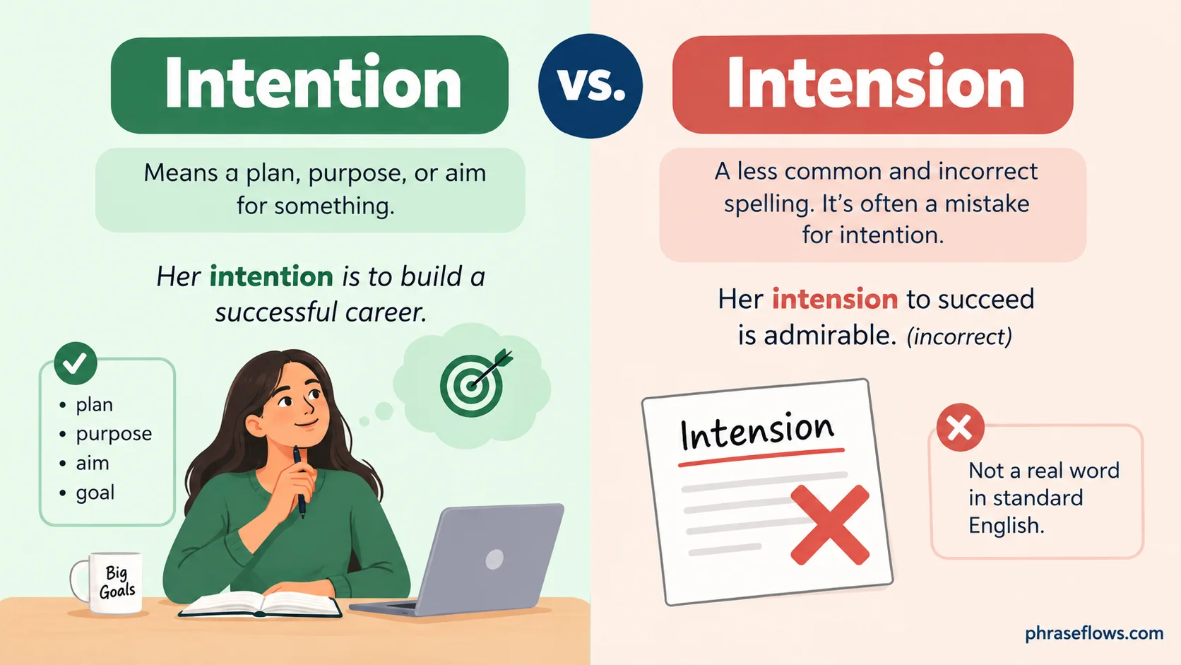 Intention vs. Intension