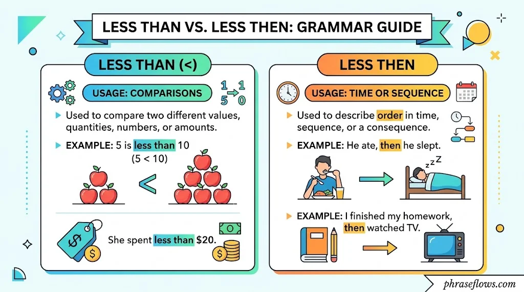 Less Than vs. Less Then