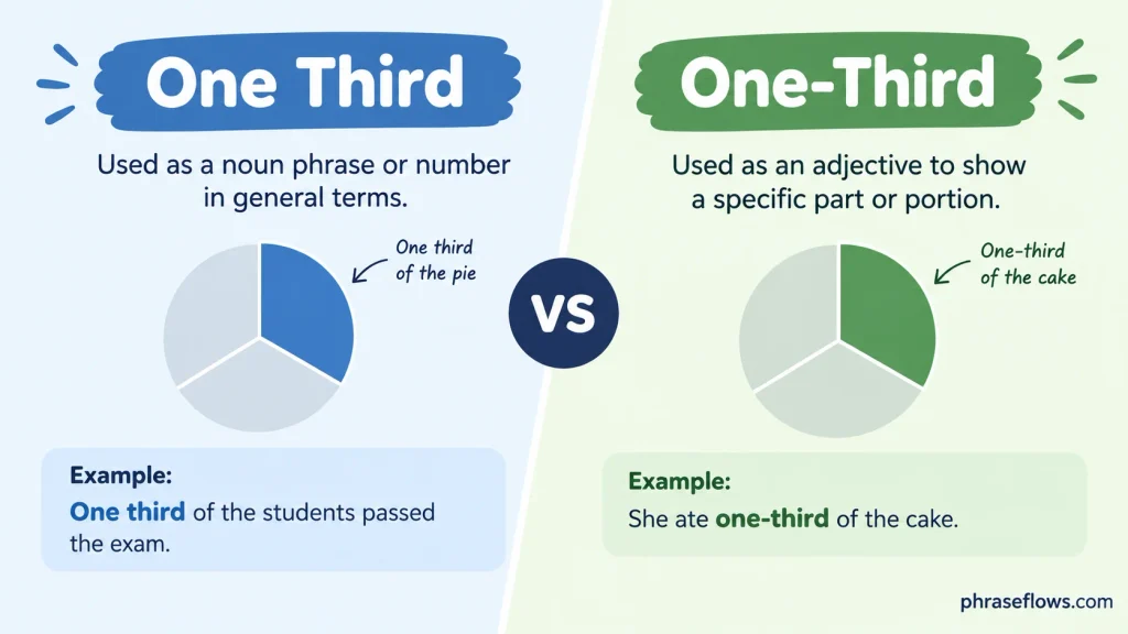 One Third vs. One-Third