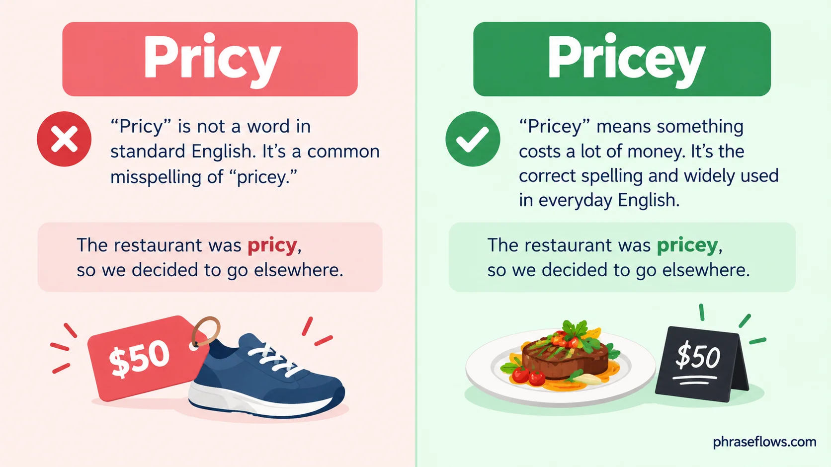 Pricy vs. Pricey