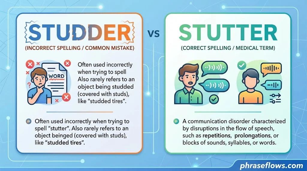 Studder vs. Stutter