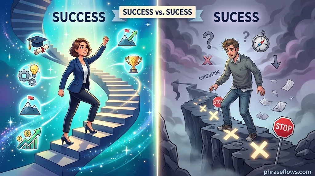 Success vs. Sucess