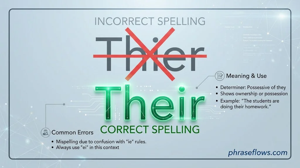 Their vs. Thier