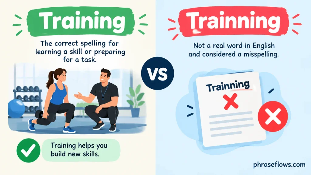 Training vs. Trainning