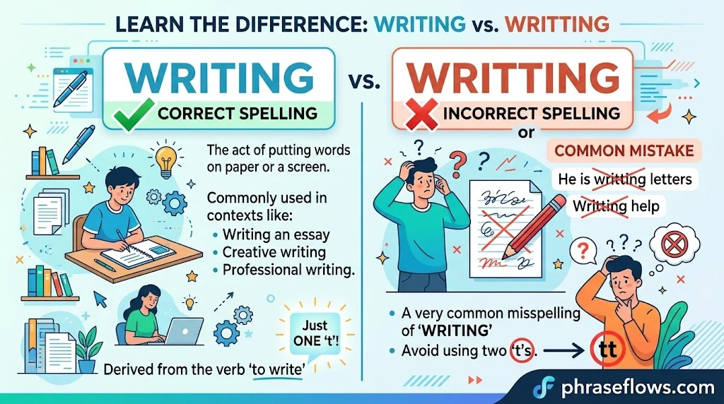 Writing vs. Writting